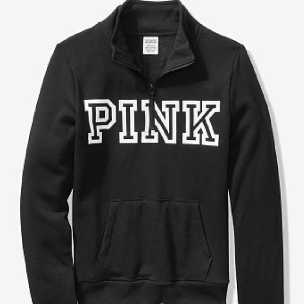 VS PINK half-zip pullover. BRAND NEW NEVER WORN✨
